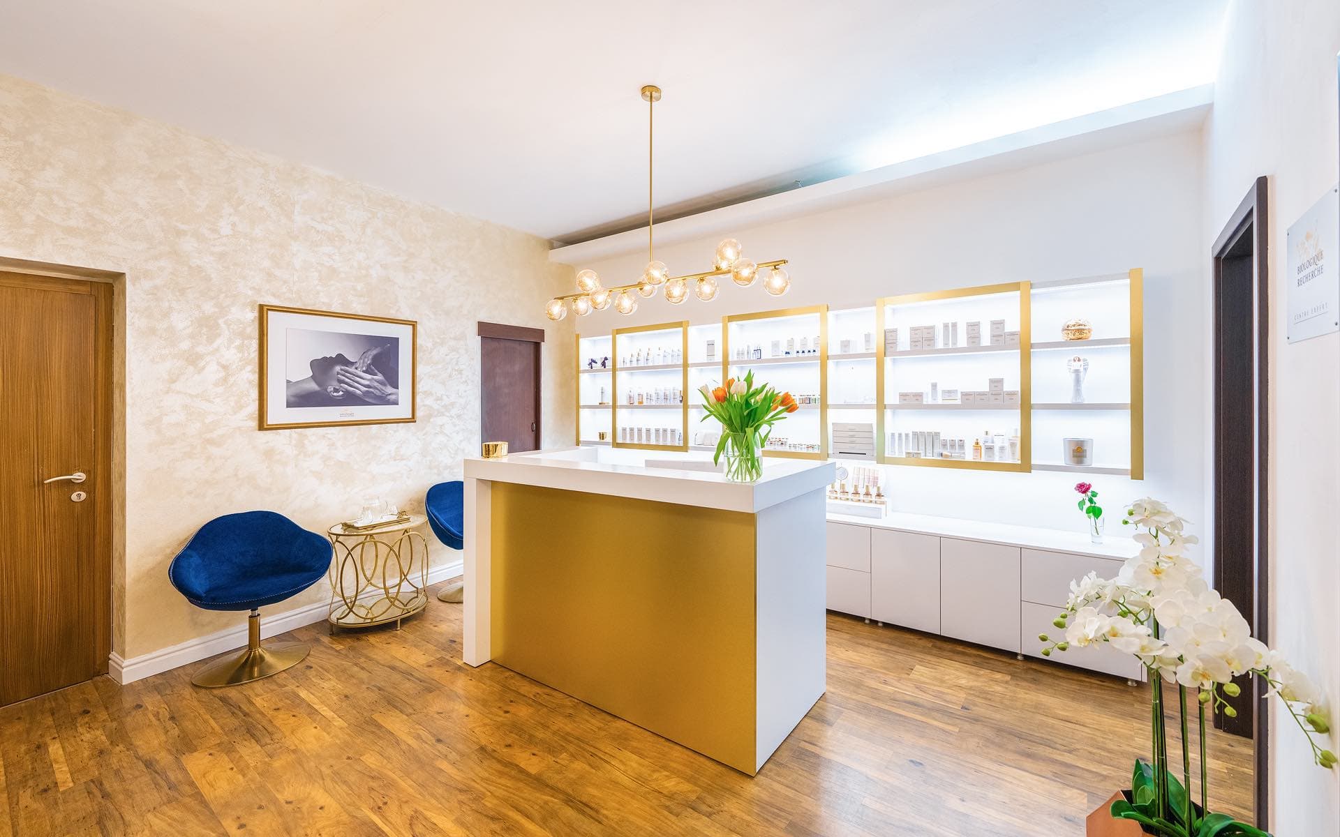 Interiér salonu Rituel Cosmetic — Mečová 6, Brno