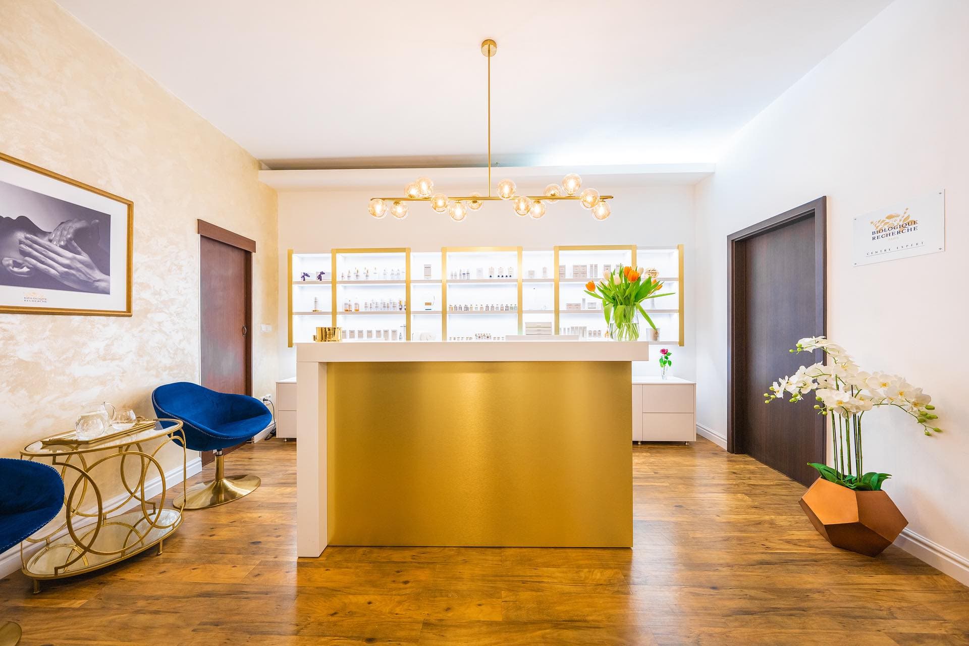 Recepce salonu Rituel Cosmetic Brno — Mečová 6