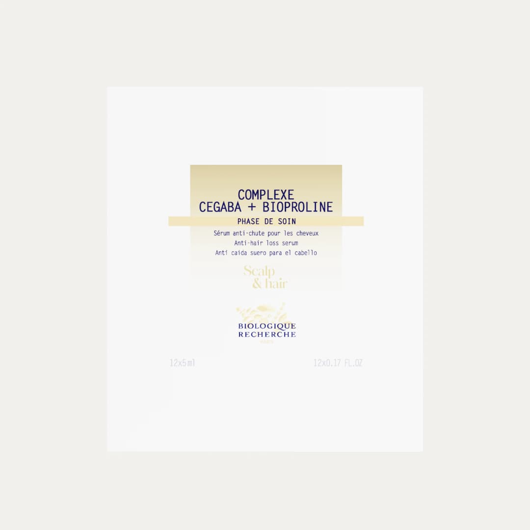 COMPLEXE CEGABA + BIOPROLINE SERUM CAPILLAIRE COFFRET 12x5 ml — Biologique Recherche